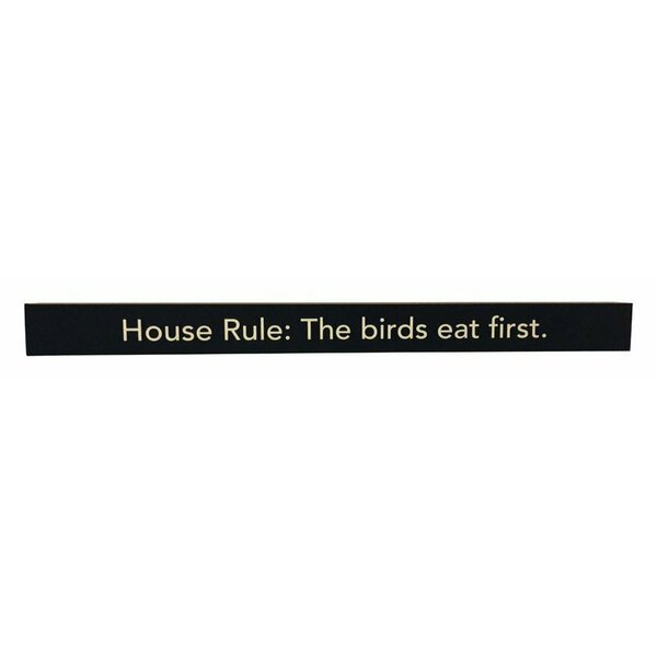 Hallmark PLAQUE HOUSE RULE 24in. 1AHW1119